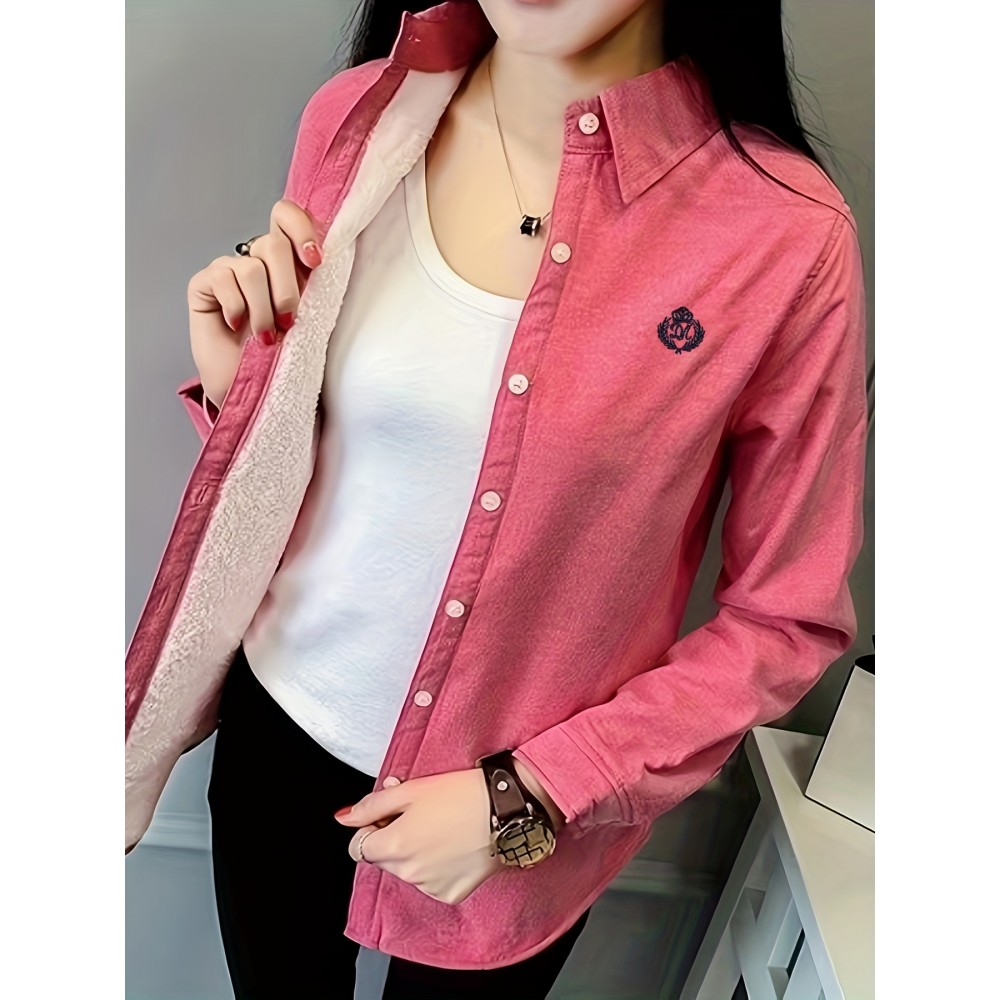 Cute Graphic Simple T-shirt, Casual Thermal Long Sleeve T-shirt, Women's Clothing Cute Graphic Simple T-shirt, Casual Thermal Long Sleeve T-shirt, Women's Clothing