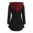 Color Block Zipper Hoodie, Casual Long Sleeve Drawstring Hoodies Sweatshirt, Women's Clothing