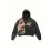 Graphic & Letter Print Hoodie, Casual Long Sleeve Kangaroo Pocket Hoodie Sweatshirt, Women's Clothing